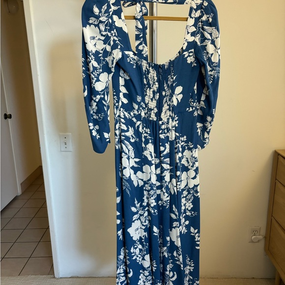Reformation Mara Dress in Cyanotype - Picture 4 of 4